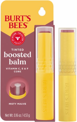 Burt's Bees® Tinted Boosted Lip Balm - Misty Mauve Perspective: top