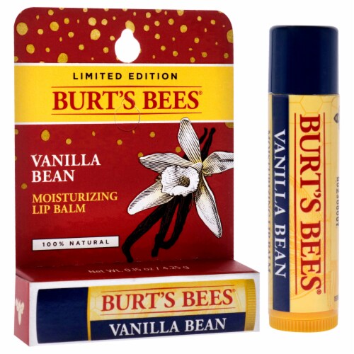 Burts Bees Vanilla Bean Moisturizing Lip Balm Perspective: top