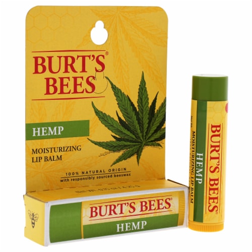 BURTS BEES HEMP LIP BALM BLISTERED .15OZ Perspective: top