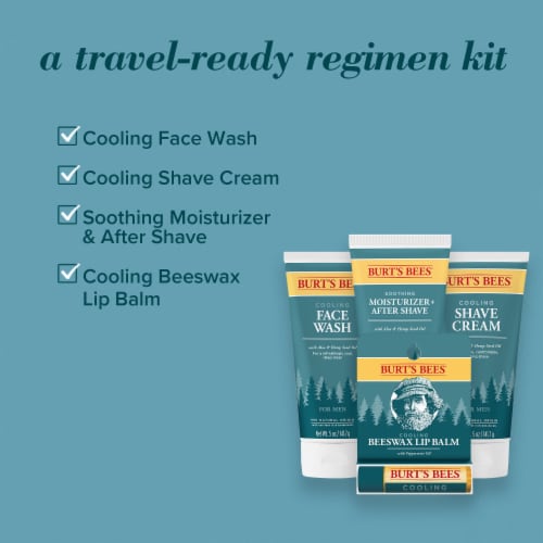 Burt's Bees Cooling Aloe and Hemp Seed Oil Face Wash For Men Perspective: top