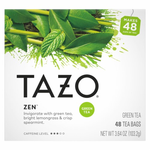 Tazo® Zen™ Green Tea Bags Perspective: top