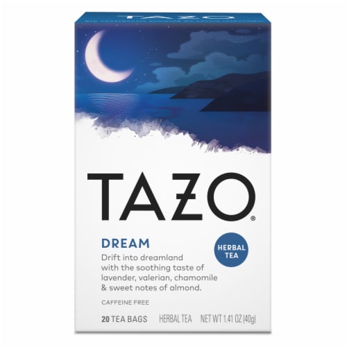 Tazo® Dream Caffeine Free Herbal Tea Bags Perspective: top