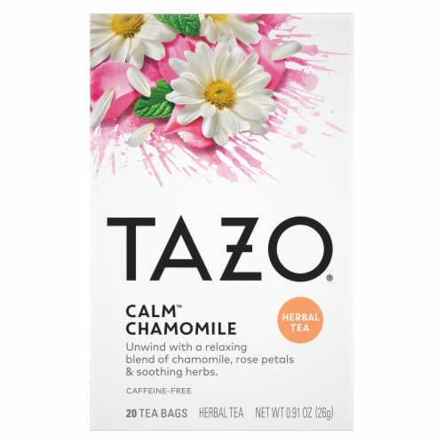 Tazo® Calm™ Chamomile Herbal Tea Bags Perspective: top