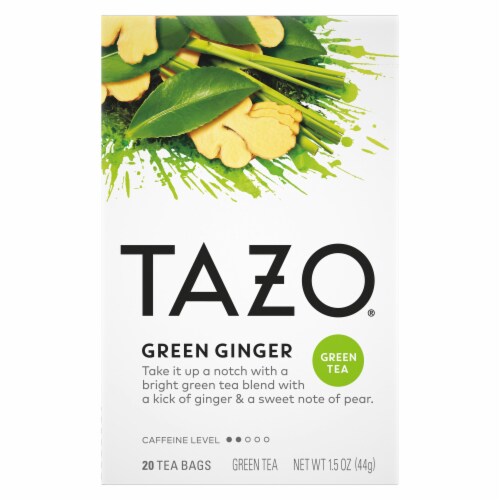 Tazo® Green Ginger Green Tea Bags Perspective: top