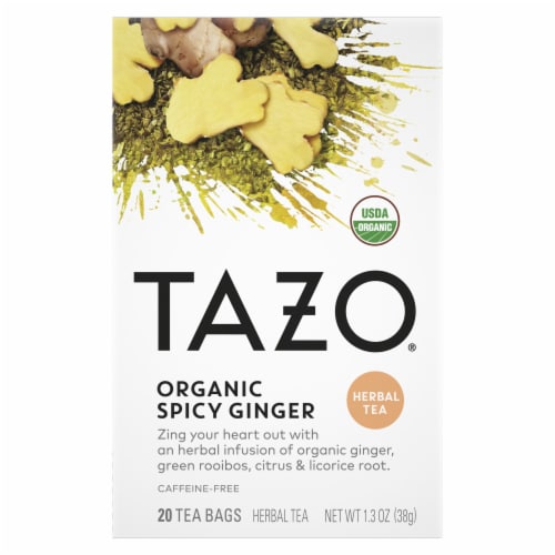 Tazo® Organic Spicy Ginger Tea Perspective: top