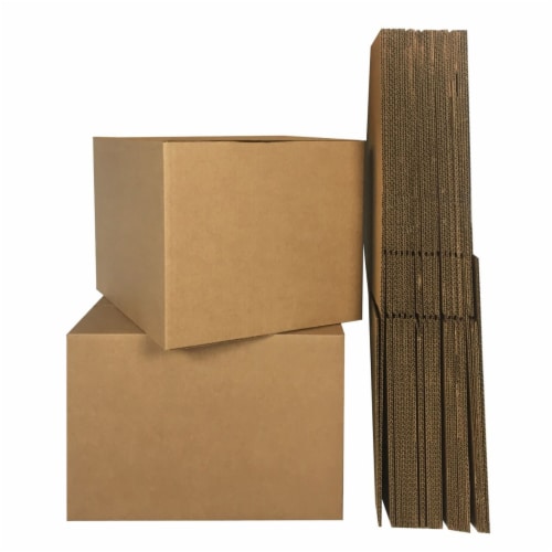 uBoxes 18 x 14 x 12 Inch Medium Sized Sturdy Cardboard Moving Box, (15  Pack), 1 Set - Fry's Food Stores