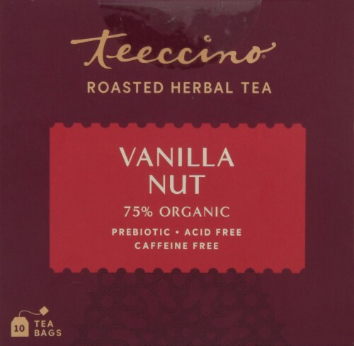 Teeccino® Vanilla Nut Herbal Tee Bags Perspective: top
