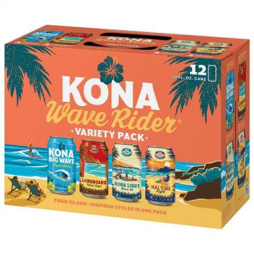 Kona Brewing Co. Wave Rider Variety Pack Perspective: top