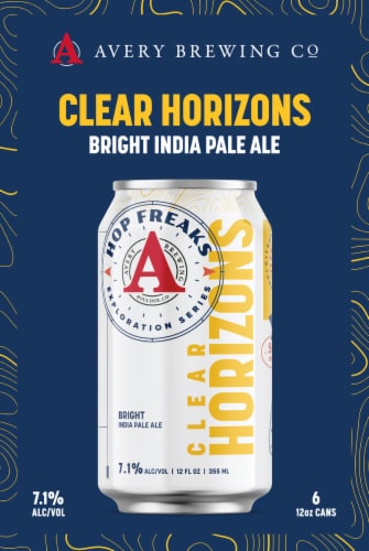 Avery Brewing Co Clear Horizons Bright IPA Craft Beer Perspective: top