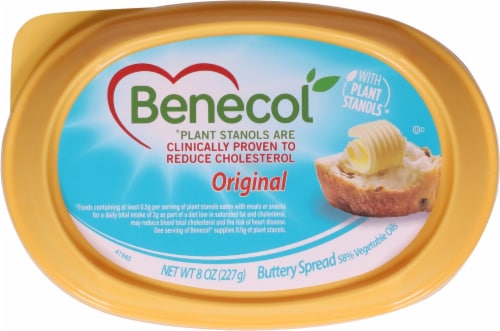 Benecol® Vegetable Oil Spread Tub Perspective: top