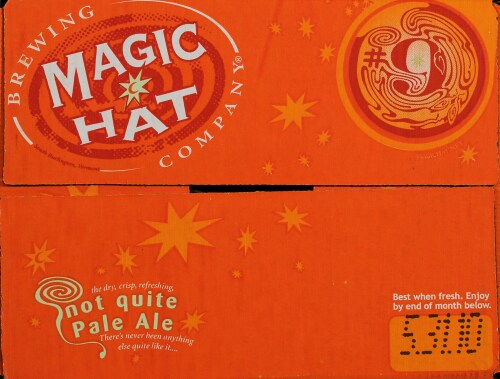 Magic Hat #9 Pale Ale Perspective: top
