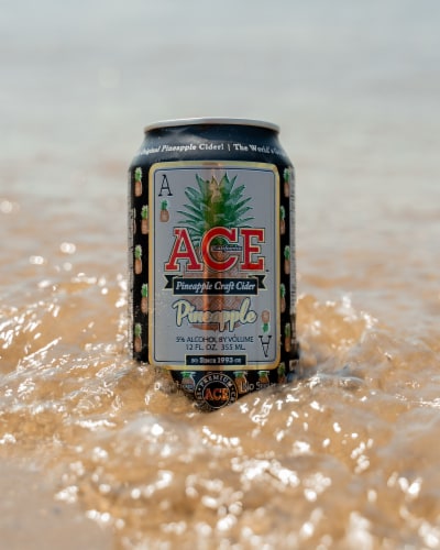 Ace Pineapple Cider Perspective: top