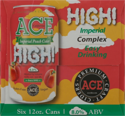 ACE HIGH Imperial Peach Cider Perspective: top