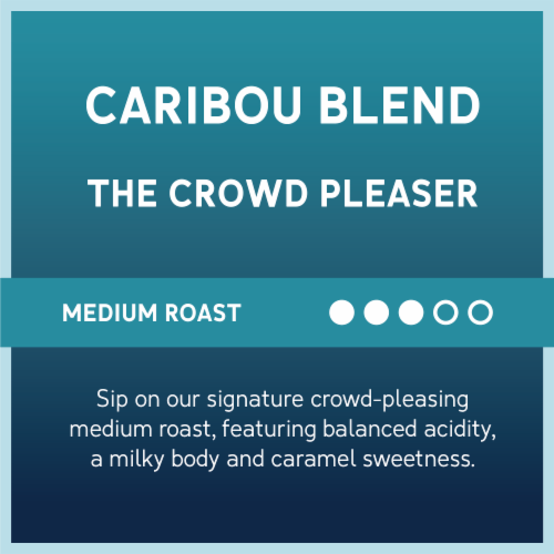 Caribou Coffee® Caribou Blend Medium Roast Whole Bean Coffee Perspective: top