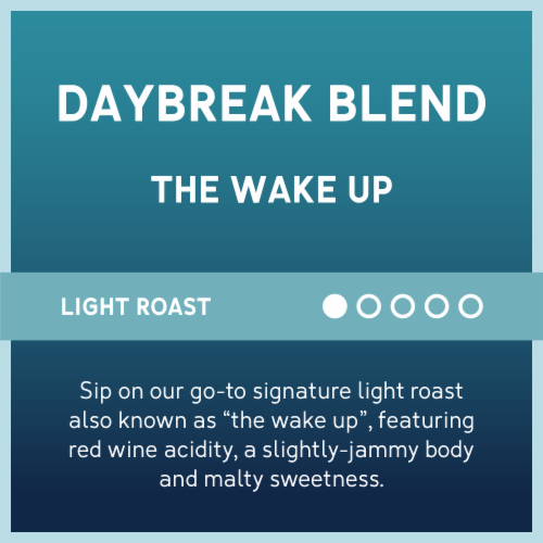 Caribou Coffee® Daybreak Light Roast Ground Coffee Perspective: top
