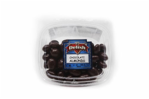 Its Delish Chocolate Almonds Perspective: top