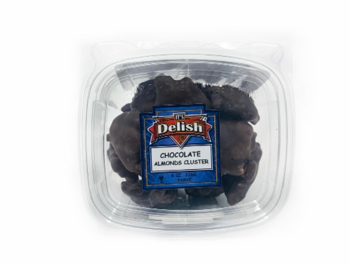 It's Delish Chocolate Almonds Cluster Candy Perspective: top
