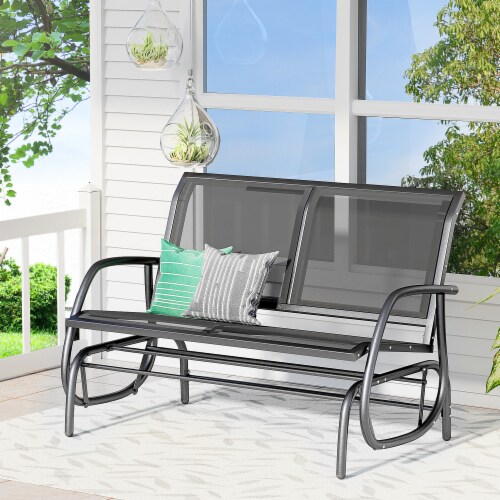 Outdoor clearance glider bench