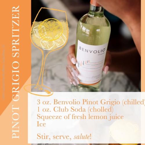 Benvolio Friuli Pinot Grigio Italian White Wine Perspective: top