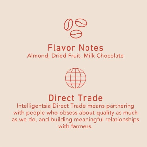 Intelligentsia Frequency Blend Whole Bean Coffee Perspective: top
