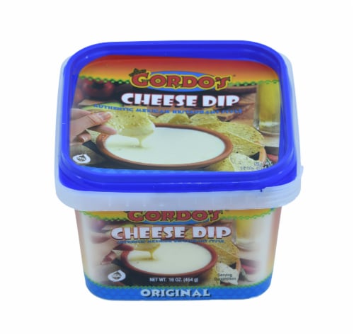 Gordo's® Original Mexican Restaurant Style Queso Cheese Dip Perspective: top