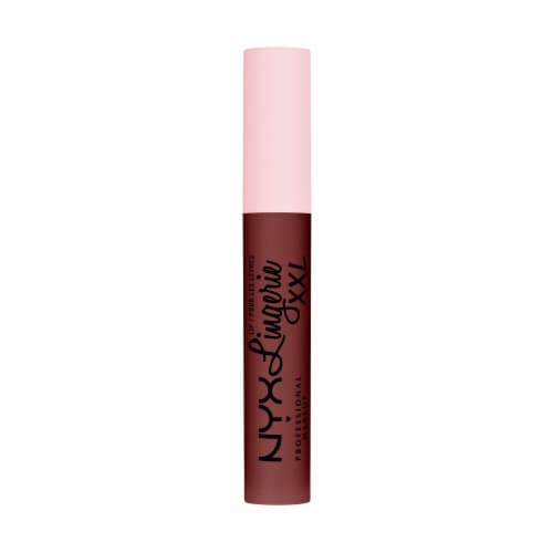 NYX Professional Makeup Lip Lingerie XXL Matte Liquid Lipstick 09 Deep Mesh Perspective: top