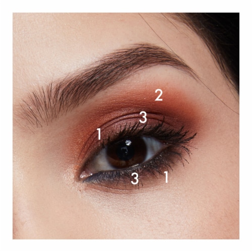 NYX Professional Makeup Ultimate Eye Shadow Palette Warm Neutrals Perspective: top