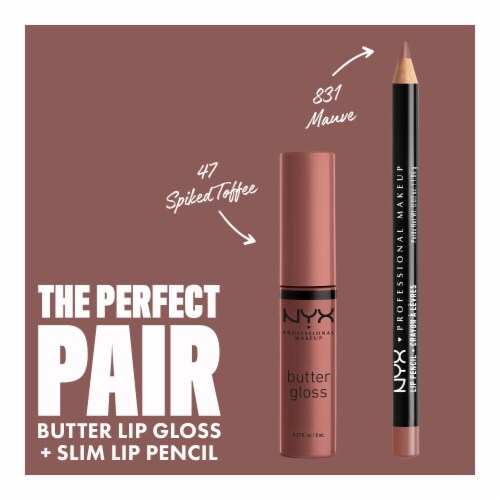 NYX Professional Makeup Butter Gloss 47 Spiked Toffee Perspective: top