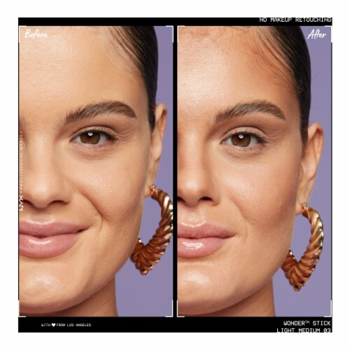 NYX Professional Makeup Wonder Stick Highlight + Contour Face Stick 03 Light Medium Perspective: top