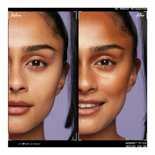NYX Professional Makeup Wonder Stick Highlight + Contour Face Stick 05 Medium Tan Perspective: top