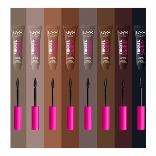 NYX Professional Makeup Thick It Stick It Brow Mascara 05 Cool Ash Brown Perspective: top