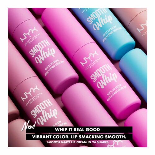 NYX Professional Makeup Smooth Whip Matte Lip Cream 08 Fuzzy Slippers Perspective: top