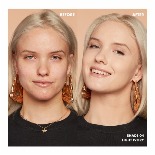 NYX Professional Makeup Can't Stop Won't Stop Foundation Full Coverage Matte 04 Light Ivory Perspective: top
