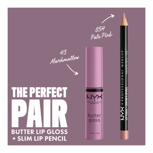 NYX Professional Makeup Butter Gloss 43 Marshmallow Perspective: top