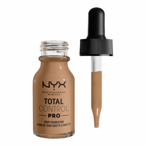 NYX Professional Makeup Total Control Pro Drop Foundation 15 Caramel Perspective: top