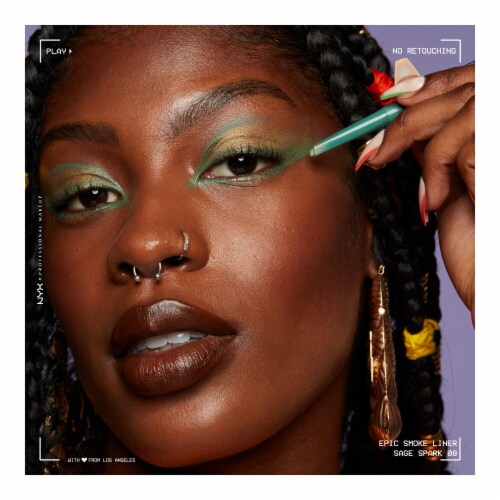 NYX Professional Makeup Epic Smoke Eyeliner 08 Sage Sparks Perspective: top