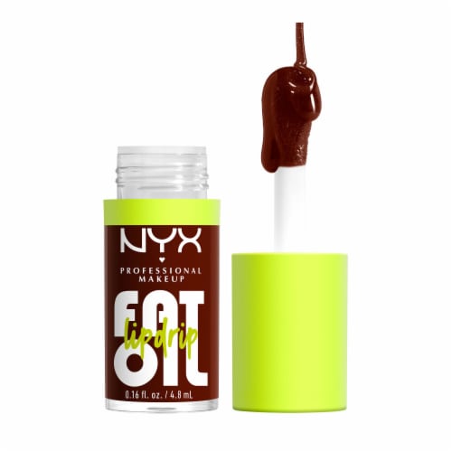 NYX Professional Makeup Fat Oil Lip Drip 08 Status Update Perspective: top