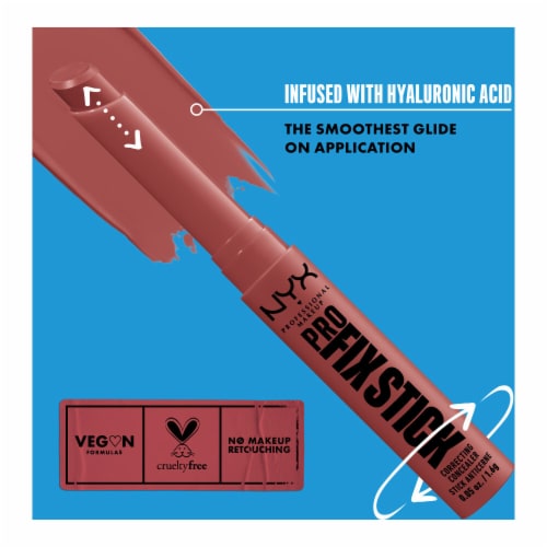 NYX Professional Makeup Pro Fix Stick Correcting Concealer 14 Sienna Perspective: top