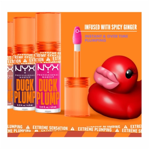 NYX Professional Makeup Duck Plump Lip Gloss 09 Strike A Rose Perspective: top