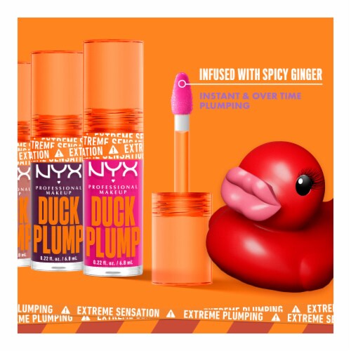 NYX Professional Makeup Duck Plump Lip Gloss 15 Twice The Spice Perspective: top