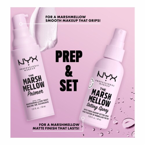 NYX Professional Makeup The Marshmellow Setting Spray Matte Perspective: top