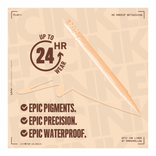 NYX Professional Makeup Epic Ink Liner Waterproof 07 Marshmallow Perspective: top