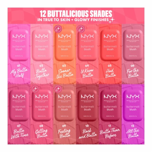 NYX Professional Makeup Buttermelt Blush 07 Butta With Time Perspective: top
