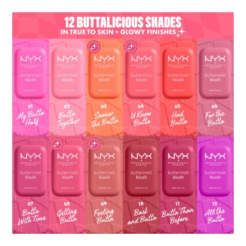 NYX Professional Makeup Buttermelt Blush 08 Getting Butta Perspective: top