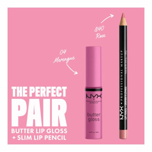NYX Professional Makeup Butter Gloss 4 Merengue Perspective: top