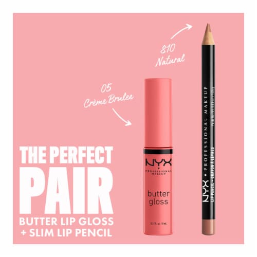 NYX Professional Makeup Butter Gloss 5 Creme Brulee Perspective: top