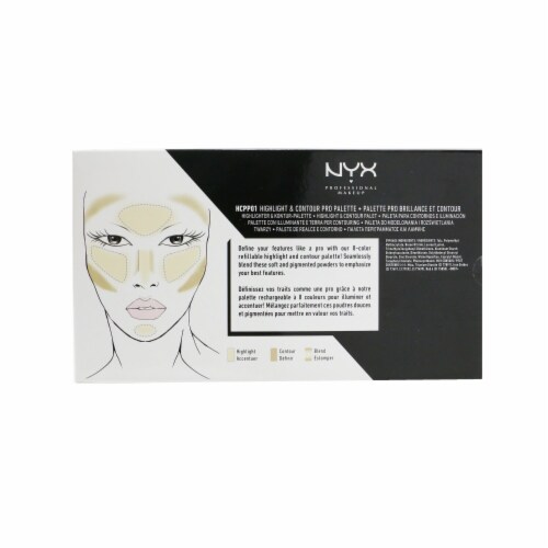 NYX Professional Makeup Highlight & Contour Pro Palette Perspective: top