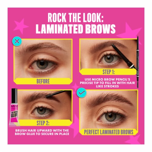 NYX Professional Makeup Micro Brow Pencil 5 Ash Brown Perspective: top