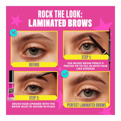 NYX Professional Makeup Micro Brow Pencil 5 Ash Brown Perspective: top