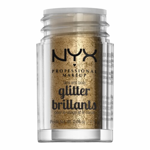 NYX Professional Makeup Glitter Brilliance Face + Body Glitter 8 Bronze Perspective: top